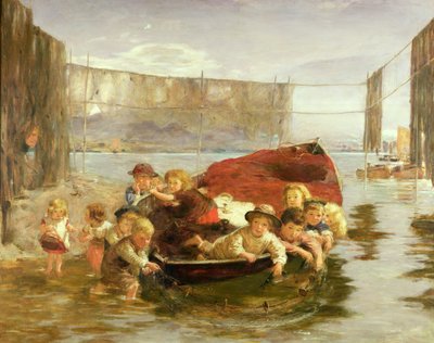 Die jungen Schleppnetzfischer von William McTaggart